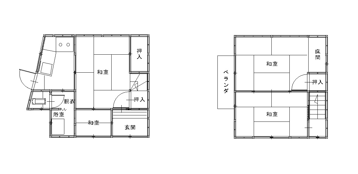 間取り図Before